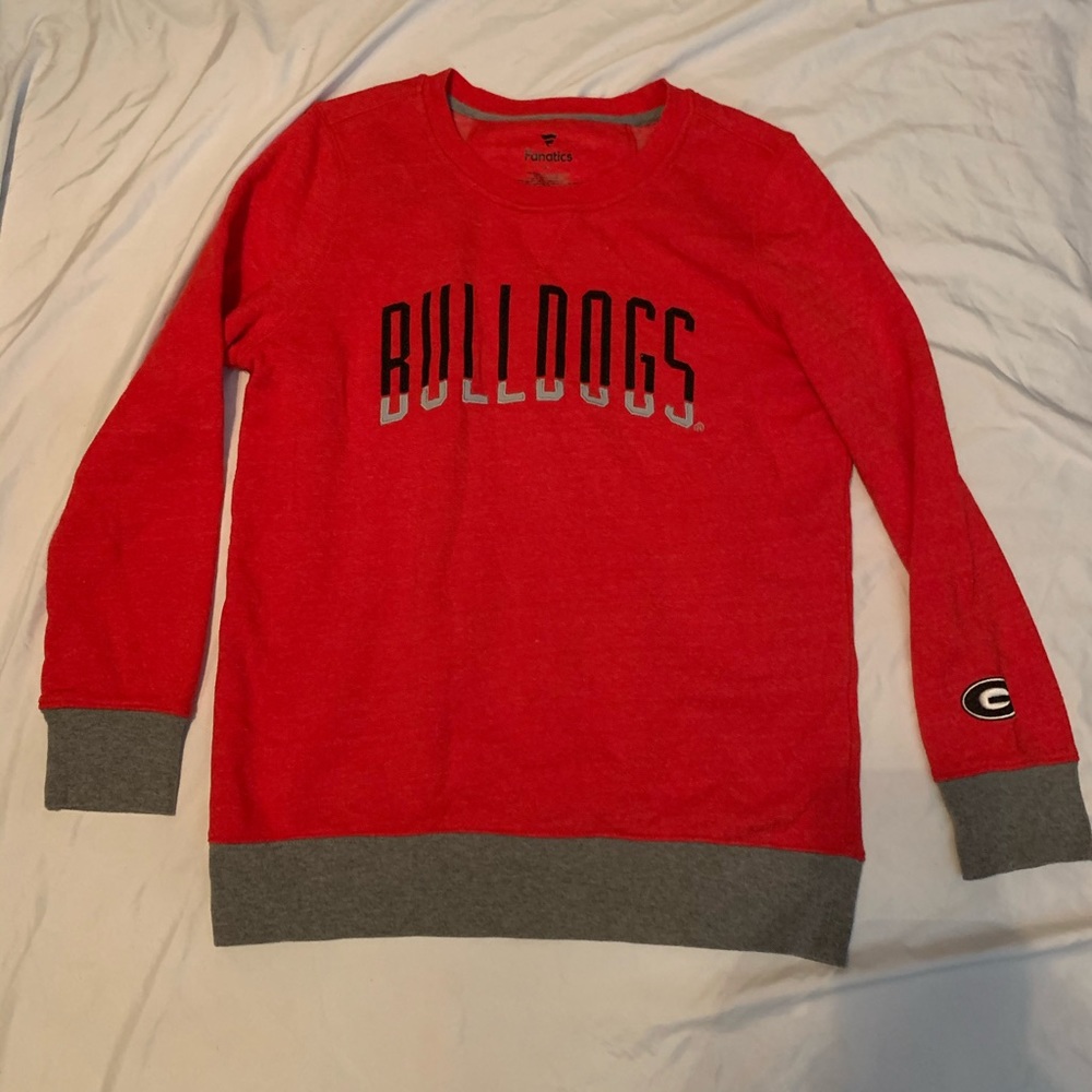 Fanatic red Georgia bulldogs sweater